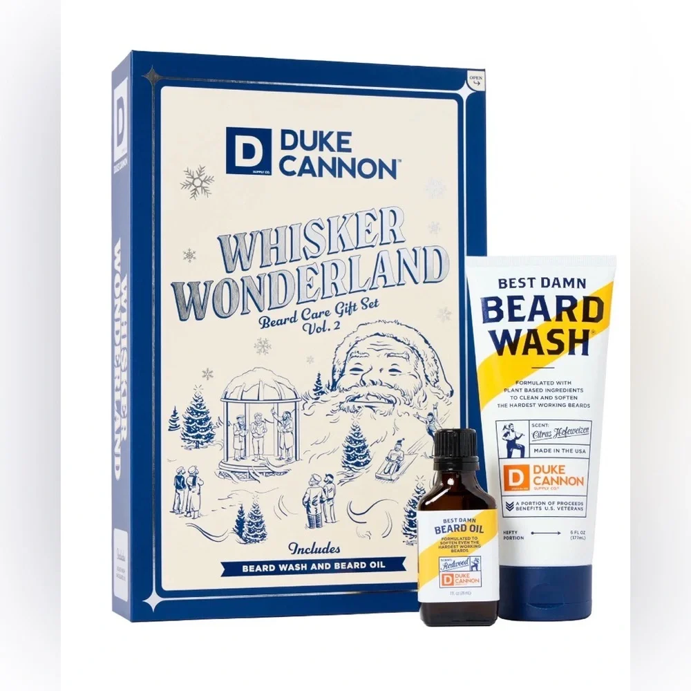 Beard Wash and Beard Oil Christmas Gift Set Vol. 2